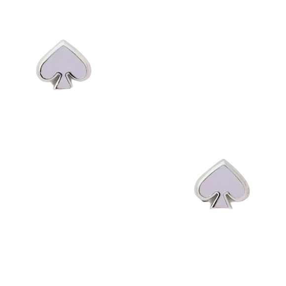 Nwt kate spade everyday enamel lilac studs - Picture 3 of 5